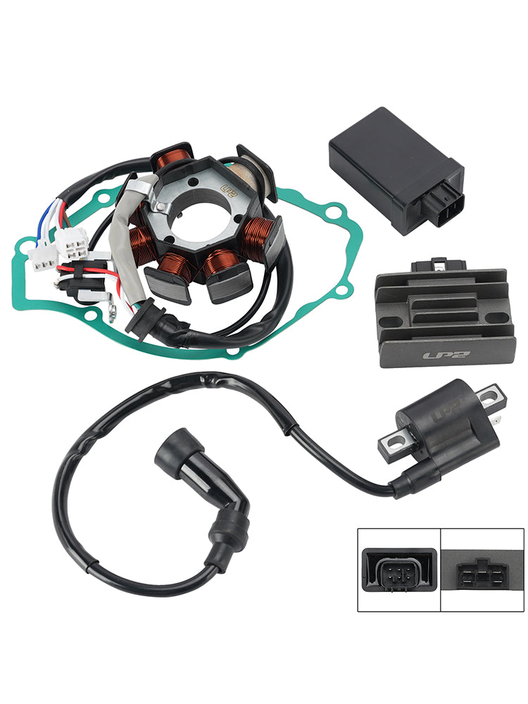 Stator Regulator CDI Box Ignition Coil Gasket For Yamaha YBR125E 4P2 BN9 06-25