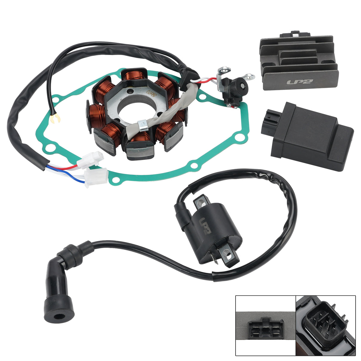 Stator Regulator CDI Box Ignition Coil Gasket For Yamaha XTZ 125 XTZ125E 13-2025
