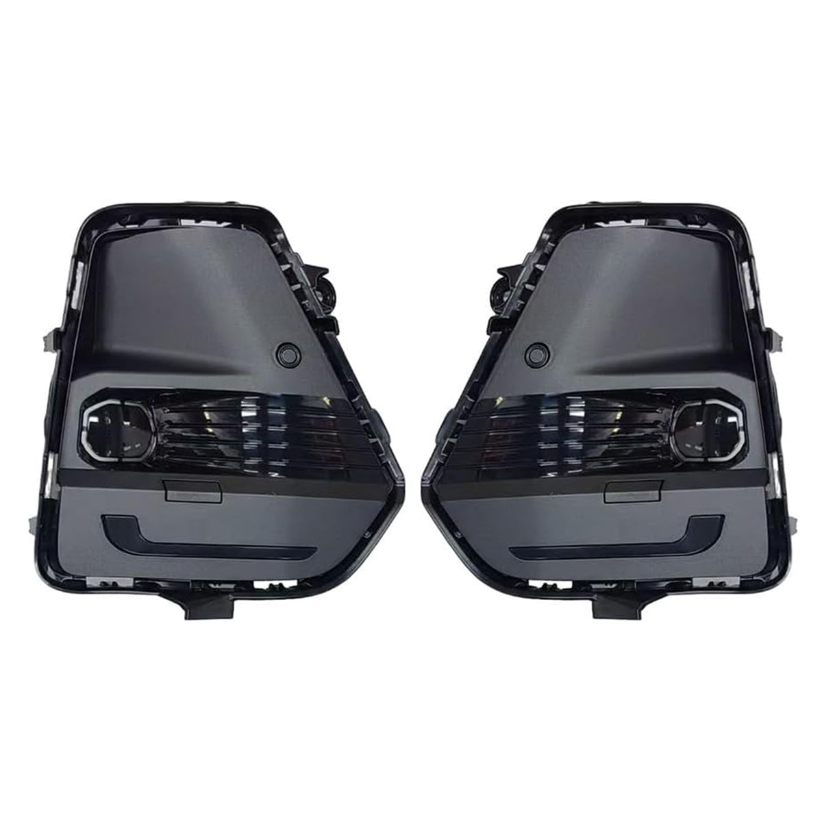 2026-2027 Toyota RAV4 White LED Front Bumper Fog Light Assembly Kit Bezel Generic