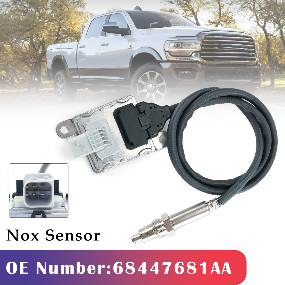 2019-2020 Dodge Ram 2500 6.7L Diesel Cummins 68447681AA NOx Sensor Generic