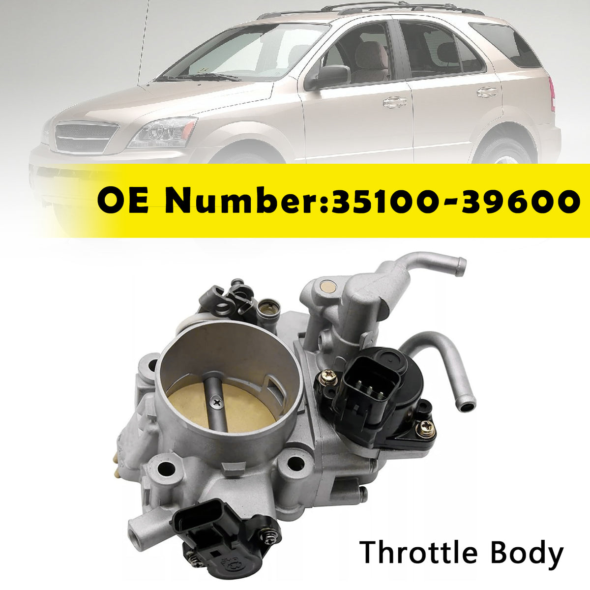 2003-2006 Kia Sorento Throttle Body Assembly 35100-39600 Generic