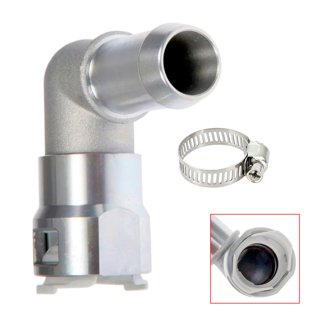 HVAC Heater Inlet Hose Connector 800-418HP 3/4*3/4