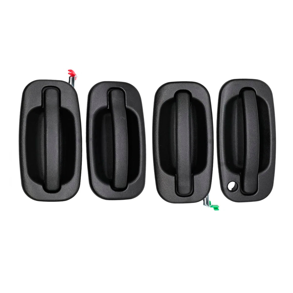 2007 GMC Sierra 2500 HD Classic SL/SLE/SLT/WT 4Pcs Set Front Rear Door Handles 15034985 15721572 Generic
