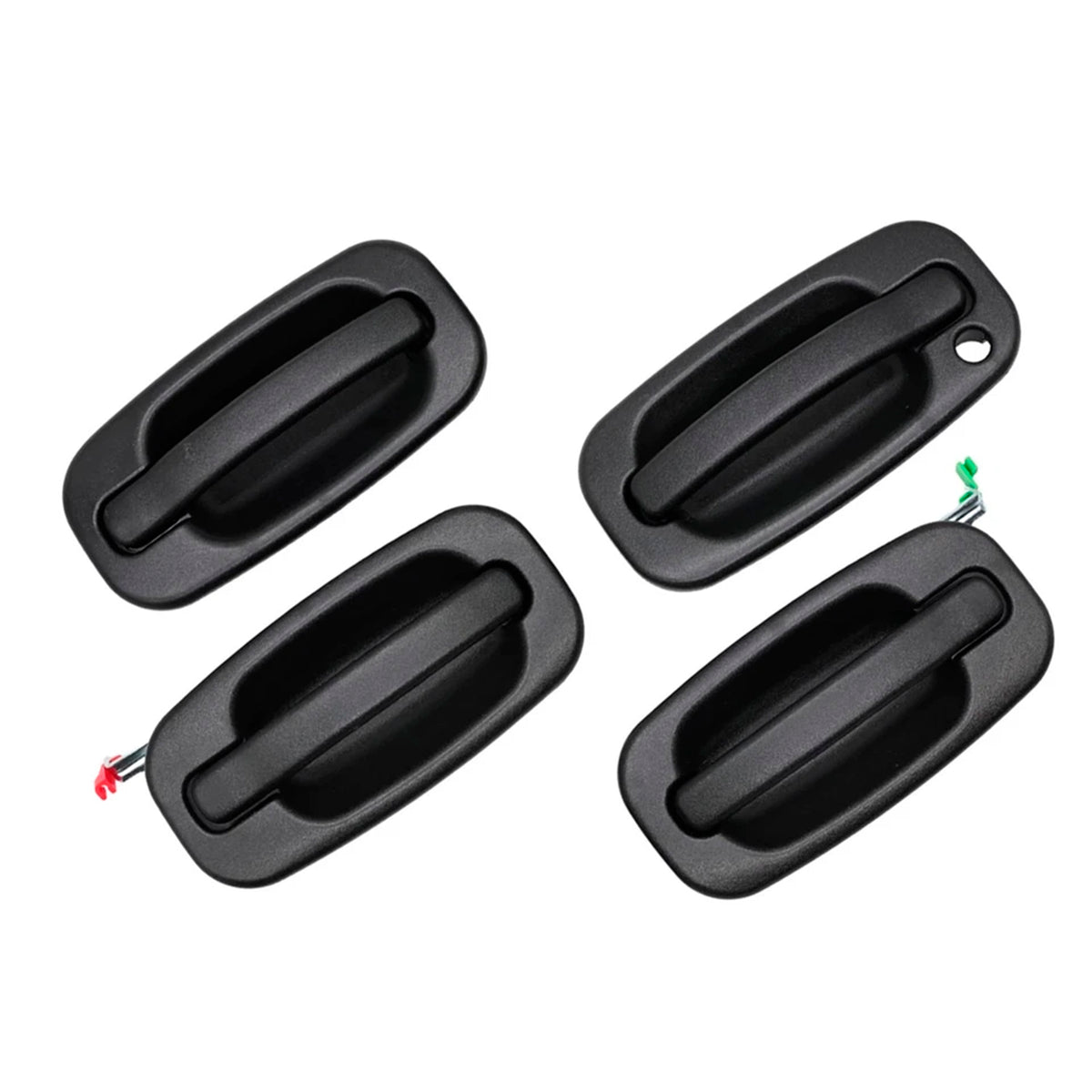 2001-2006 Chevrolet Silverado 3500 Base/LS/LT 4Pcs Set Front Rear Door Handles 15034985 15721572 Generic