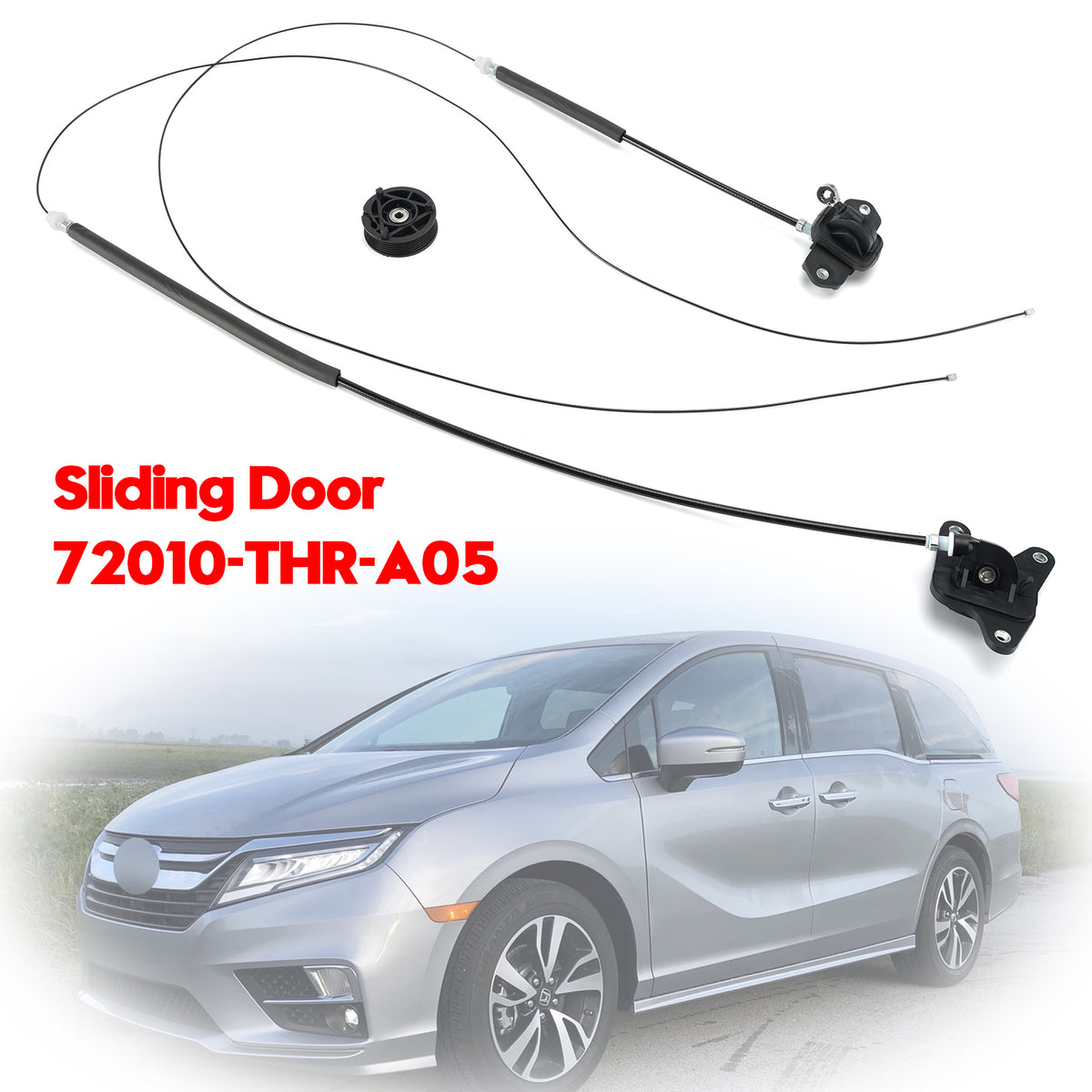 2018-2026 Honda Odyssey Sliding Door Repair Kit Passenger Side 72010-THR-A05 72010-THR-A04 Generic