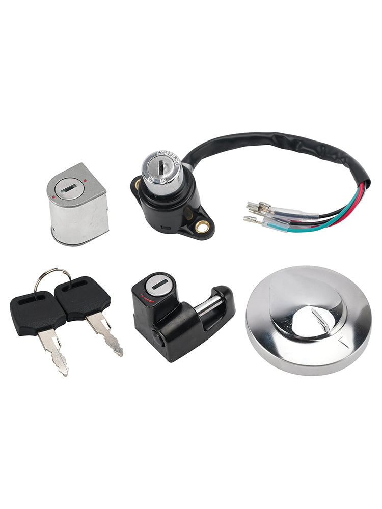 Ignition Switch Key Fuel Cap Seat Lock Set For Honda CMX250 C C2 X Rebel 96-16