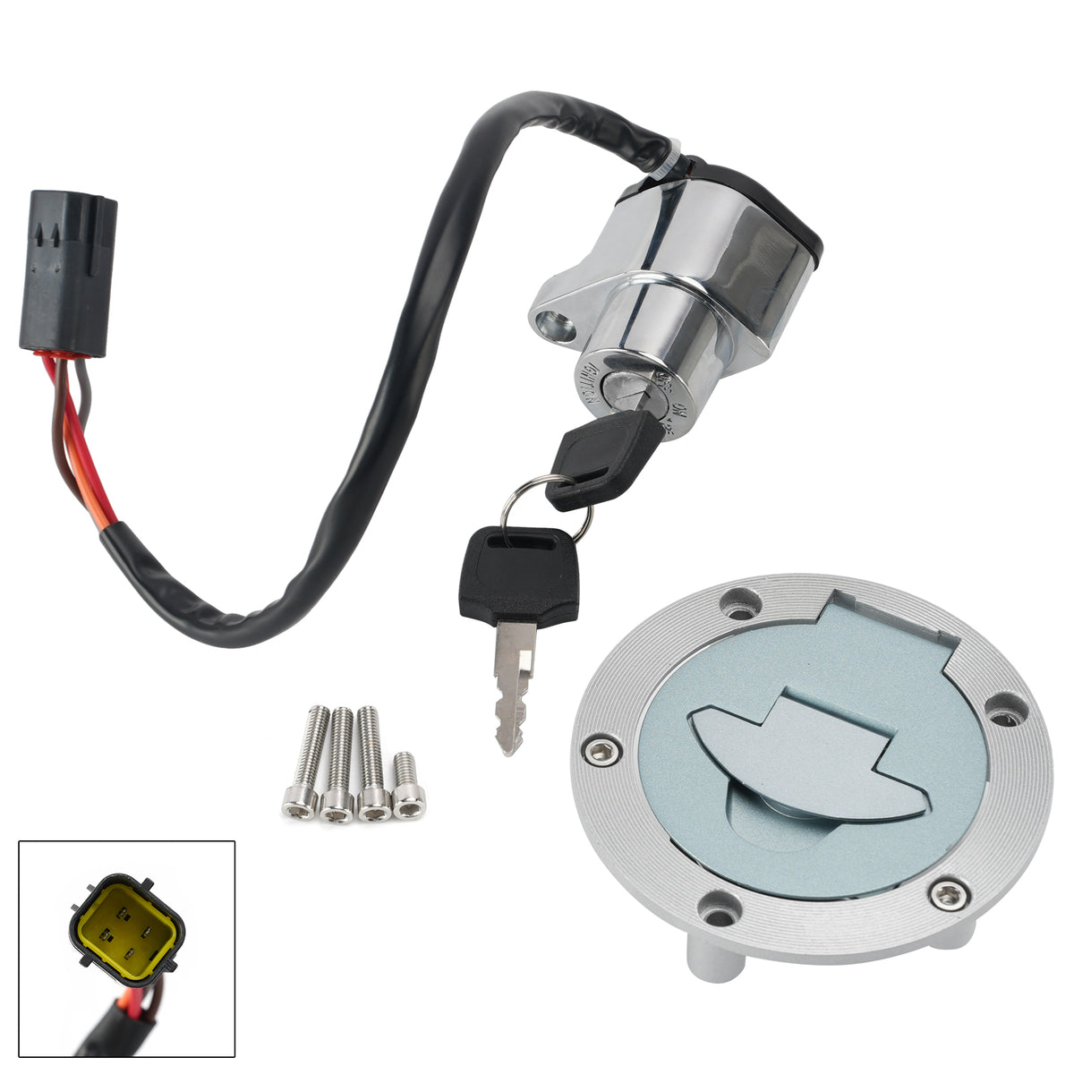 Ignition Switch Fuel Cap Lock Set For Victory Kingpin Hammer Vegas 2003-2005
