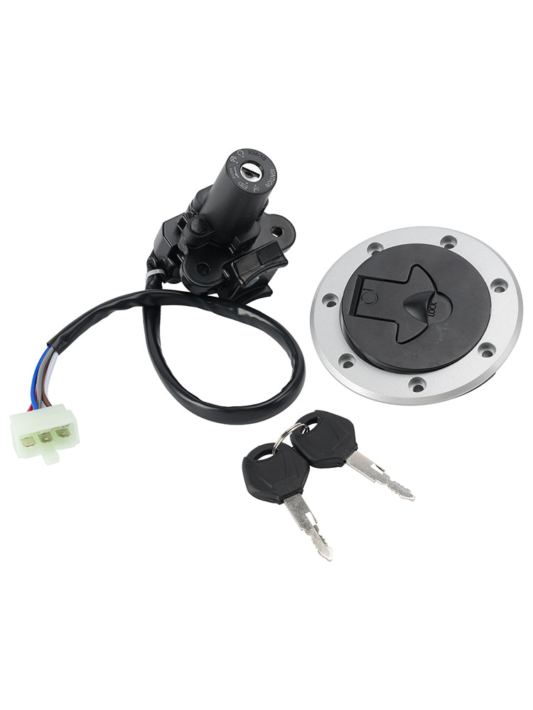 Ignition Switch Fuel Cap Lock Set For Kawasaki Ninja ZX7R ZX-7R 7RR 1996-2003