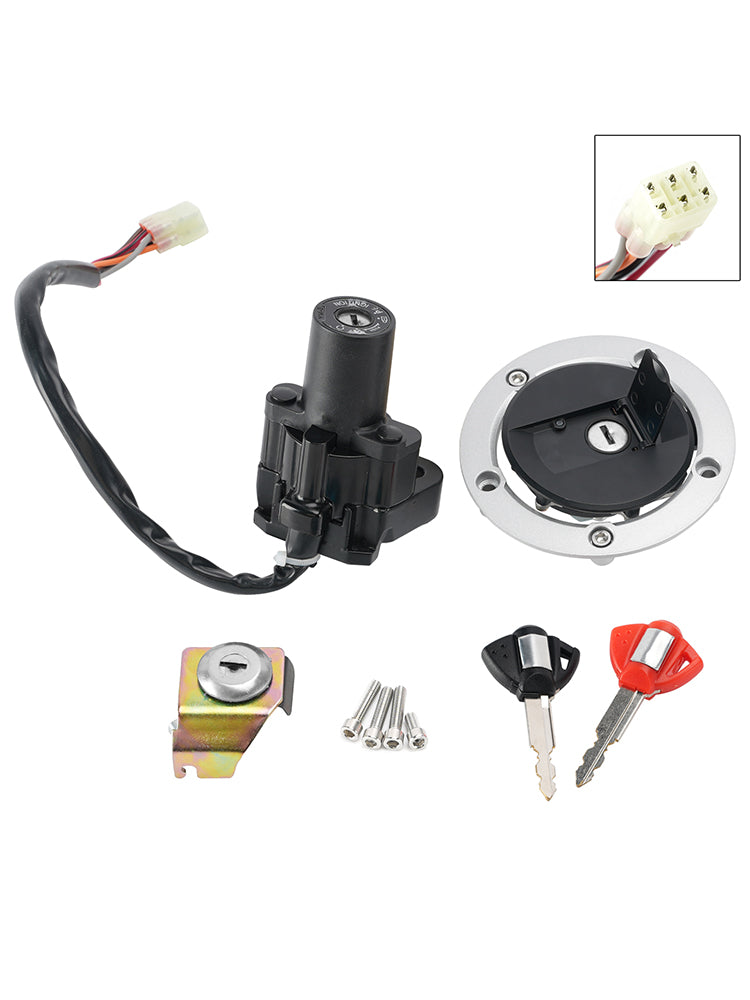 Ignition Switch Fuel Cap Seat Lock Set For Suzuki GSX1300R Hayabusa 2008-2020