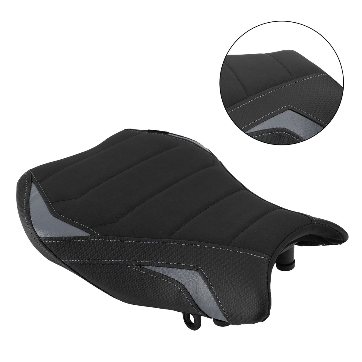 2021-2025 SUZUKI GSXR-1000R Front Raider Seat Driver Cushion Pu Gray Generic