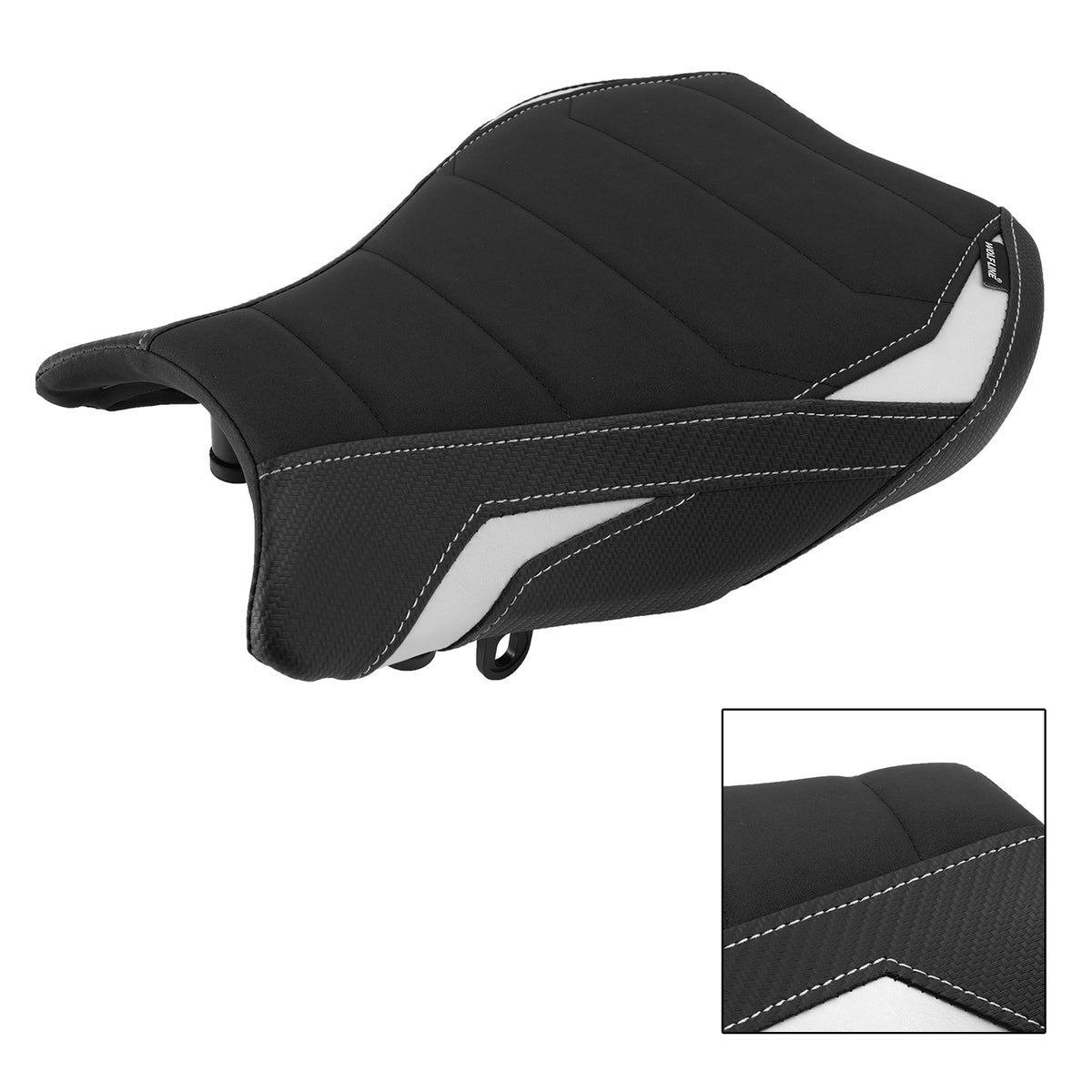 2021-2025 SUZUKI GSXR-1000R Front Raider Seat Driver Cushion Pu White Generic