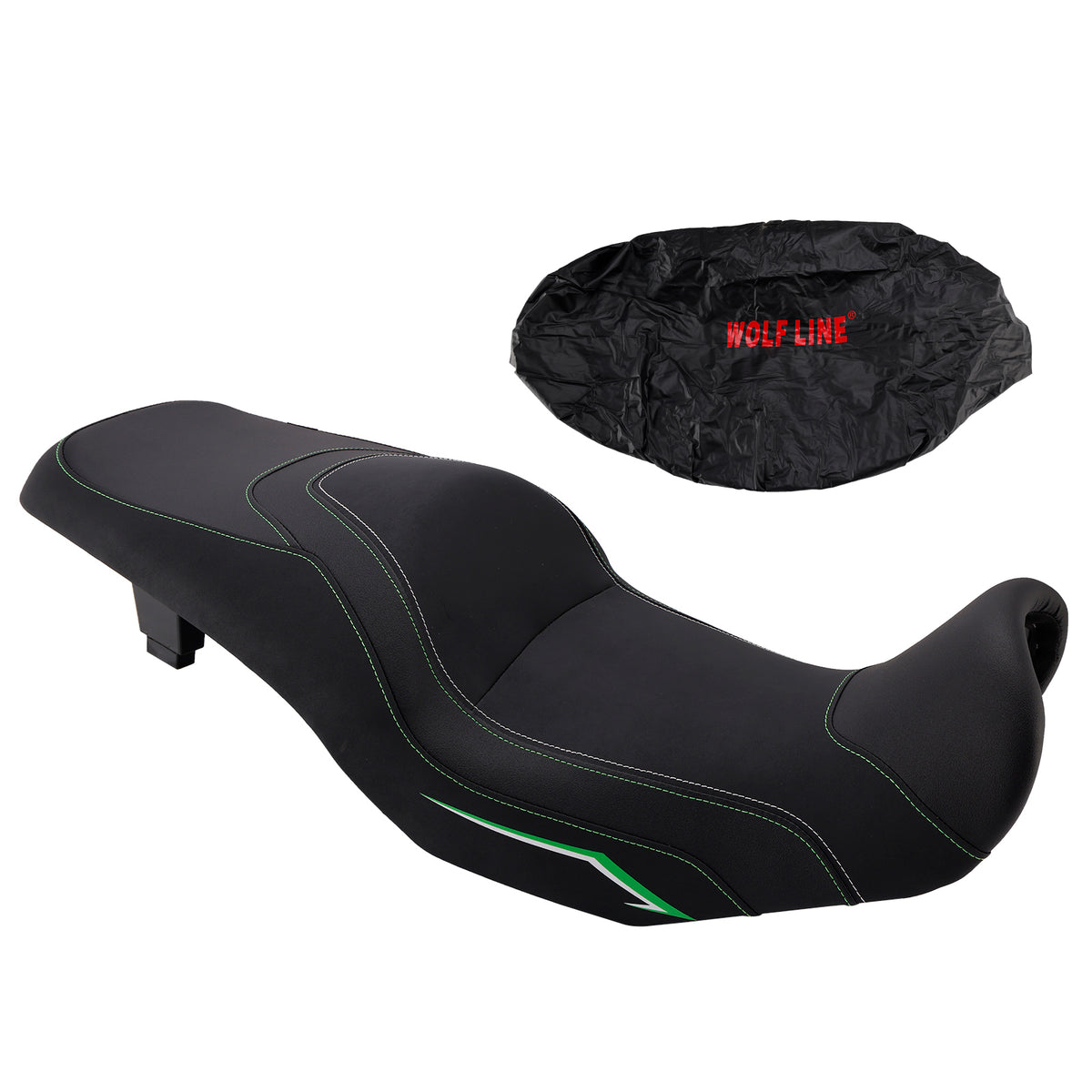 2019-2024 KAWASAKI Versys1000 Front Rear Seat Driver Cushion Pu Black Generic