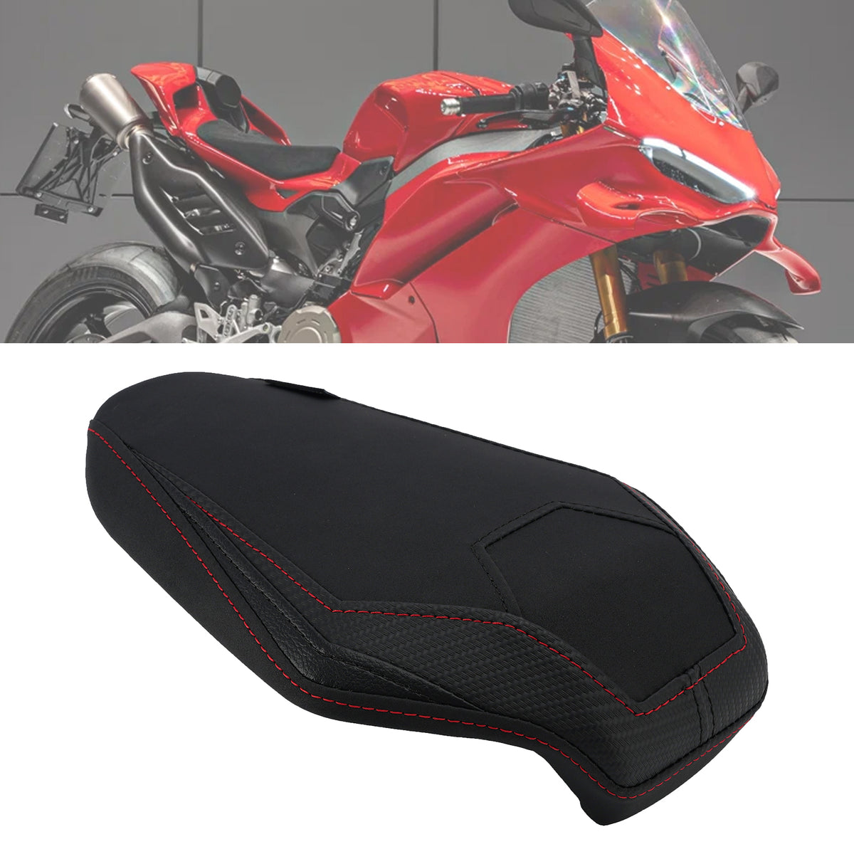 2025-2026 Ducati Panigale V4 Rear Seat Pessenger Cushion Pu Black Generic