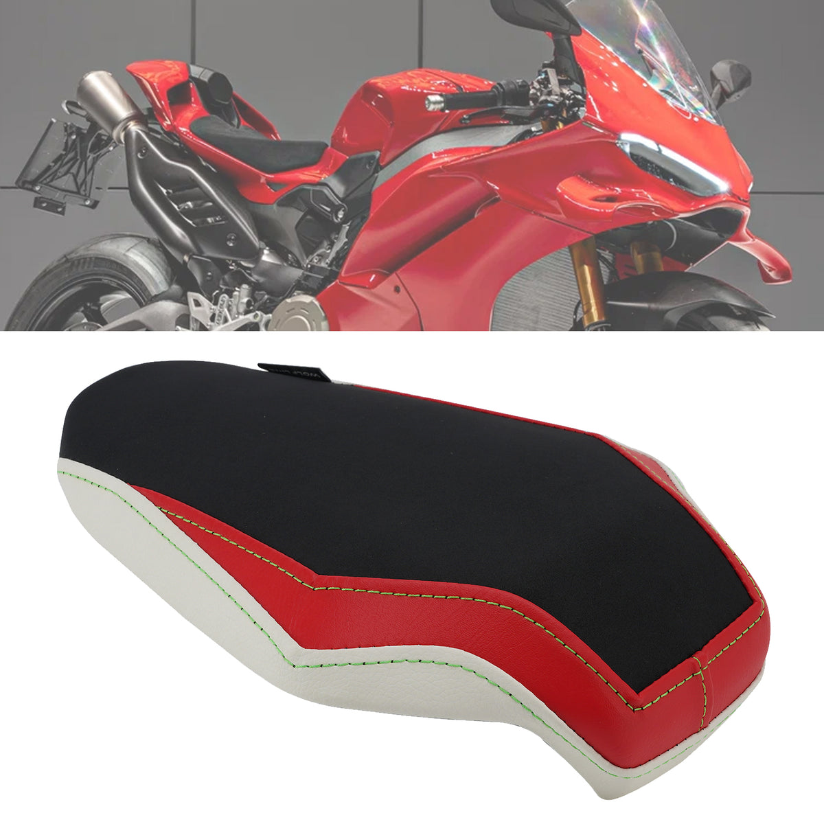 2025-2026 Ducati Panigale V4 Rear Seat Pessenger Cushion Pu White Generic