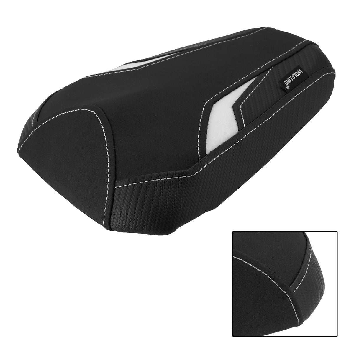 2021-2025 SUZUKI GSXR-1000R Rear Seat Pessenger Cushion Pu White Generic