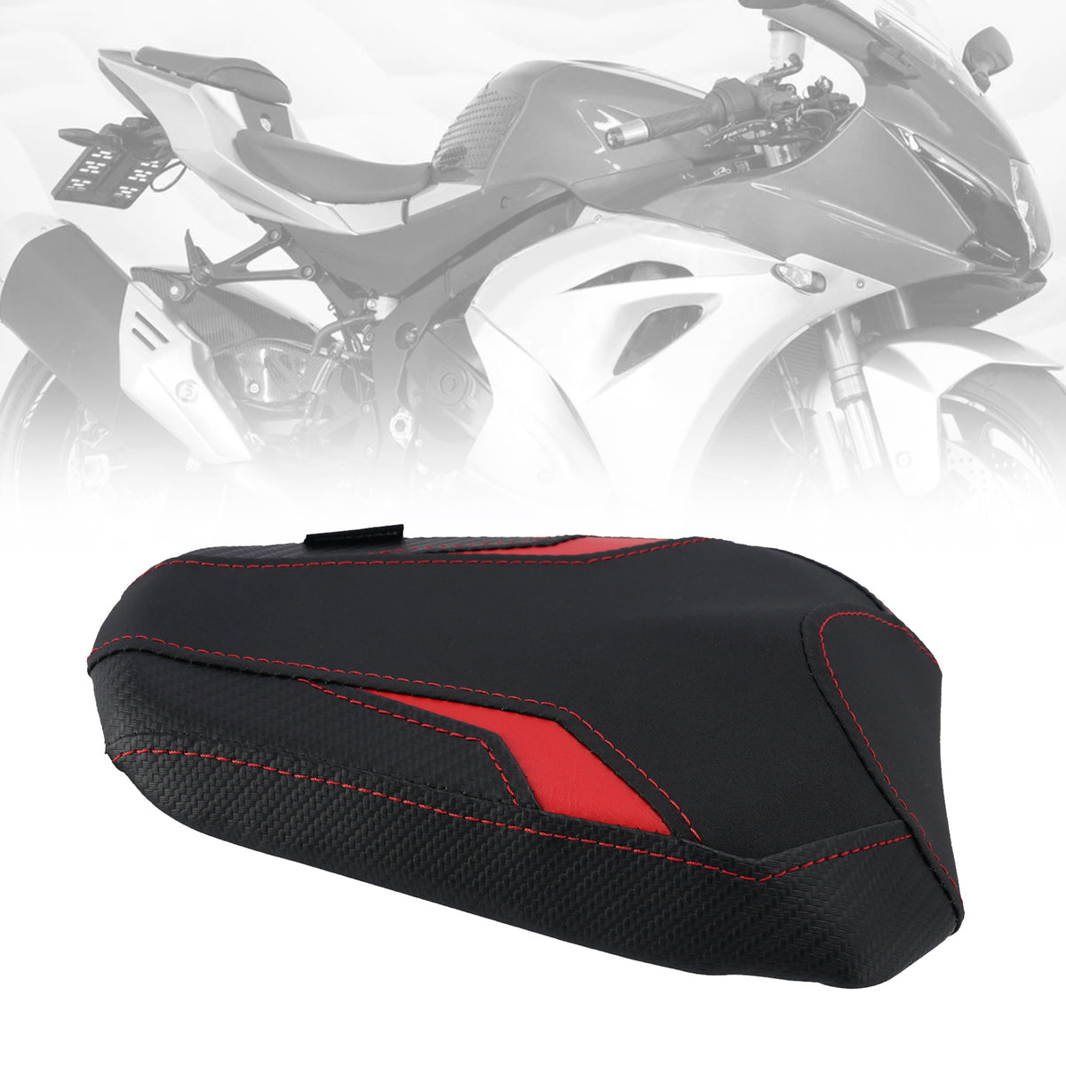 2021-2025 SUZUKI GSXR-1000R Rear Seat Pessenger Cushion Pu Red Generic