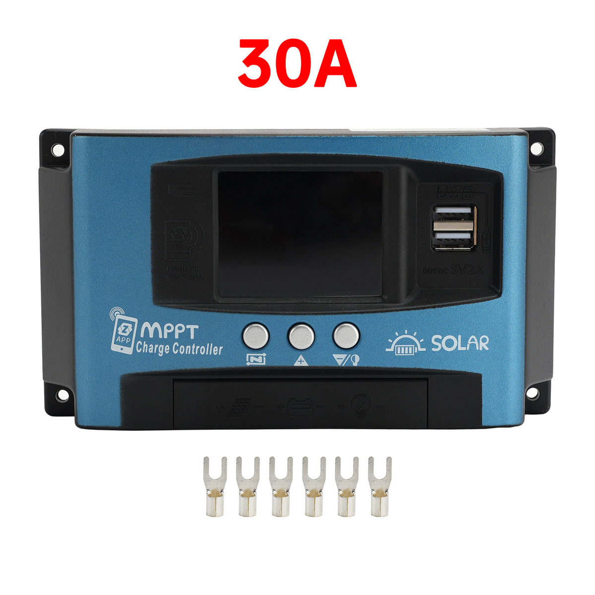 30A MPPT Solar Controller Multi-language Color Screen MPPT Solar Controller