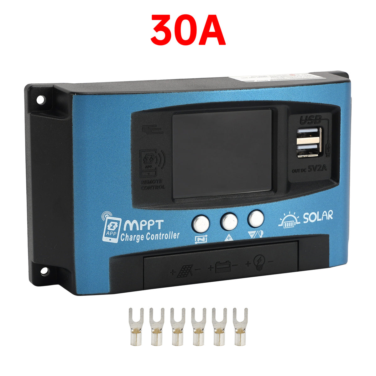 30A MPPT Solar Controller Multi-language Color Screen MPPT Solar Controller