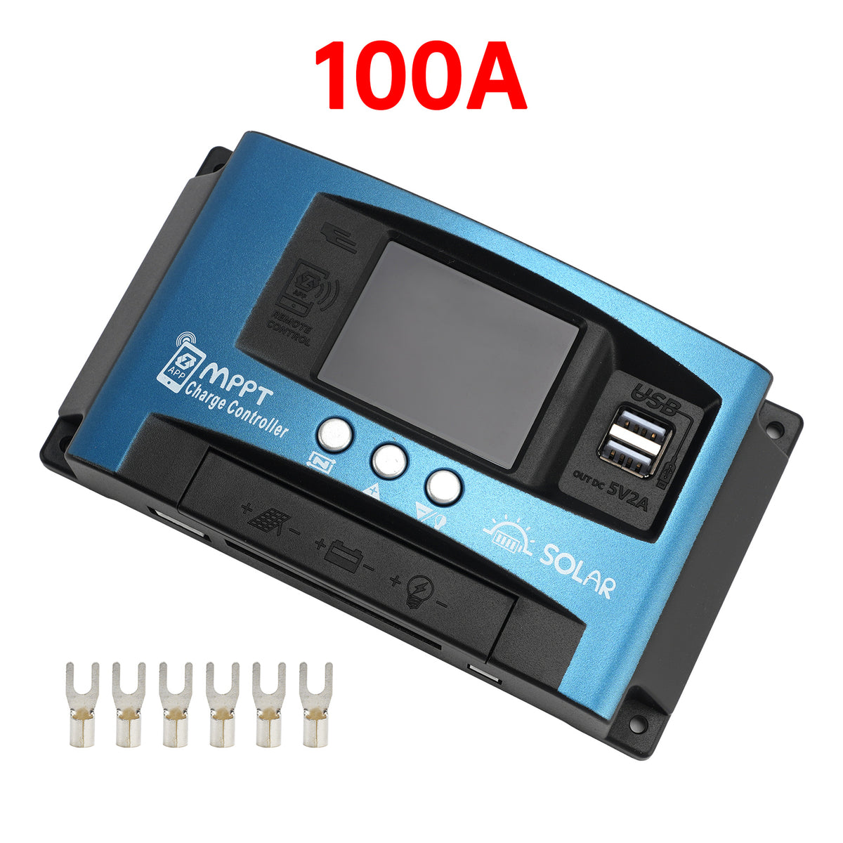 100A MPPT Solar Controller Multi-language Color Screen MPPT Solar Controller