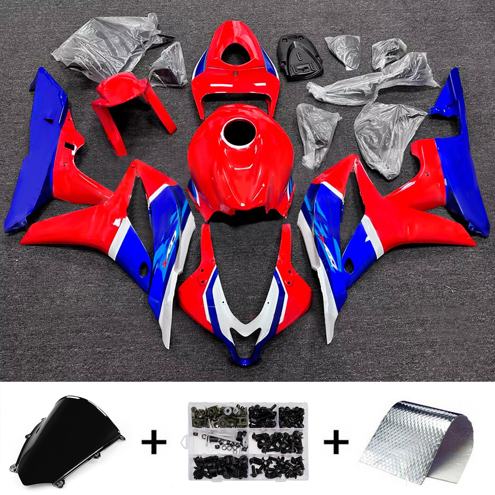 Injection Fairing Kit Bodywork Plastic ABS For Honda CBR600RR 2007-2008 F5
