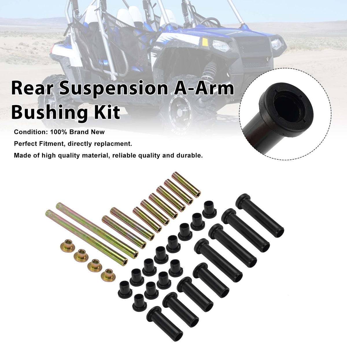 2010-2012 Polaris RZR 4 800 Rear Suspension A-Arm Bushing Kit M590-A030 Generic
