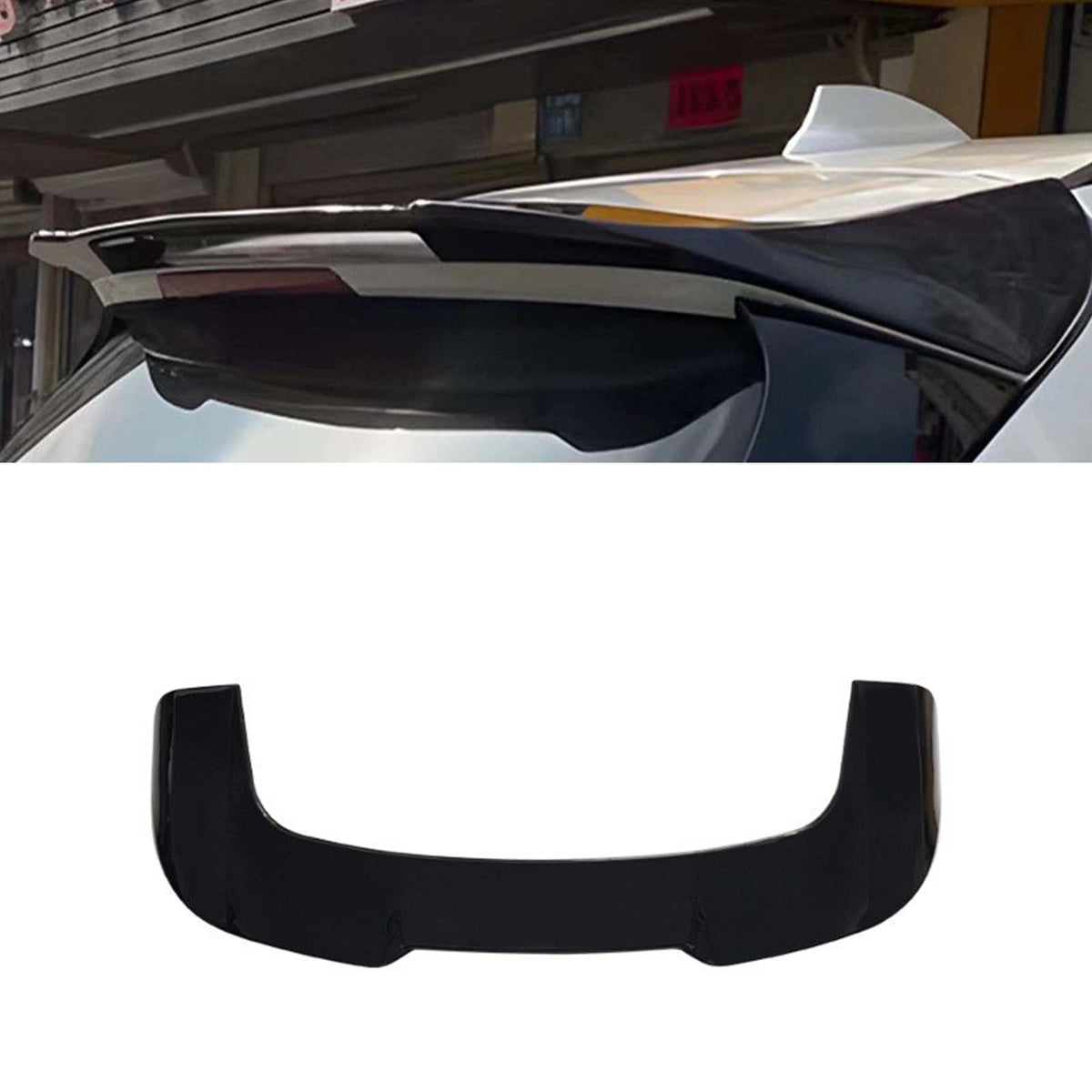 2014-2018 BMW F85 X5M SUV With M Sport Bumper Only Gloss Black Front Spoiler Lip Rear Diffuser Body Kit Generic