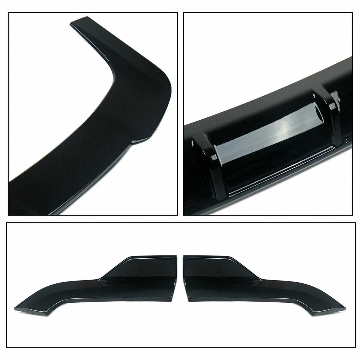 2013-2019 BMW X5 F15 With M Sport Bumper Only Body Kit Grille Mirror Rear Diffuser Front Splitter Generic
