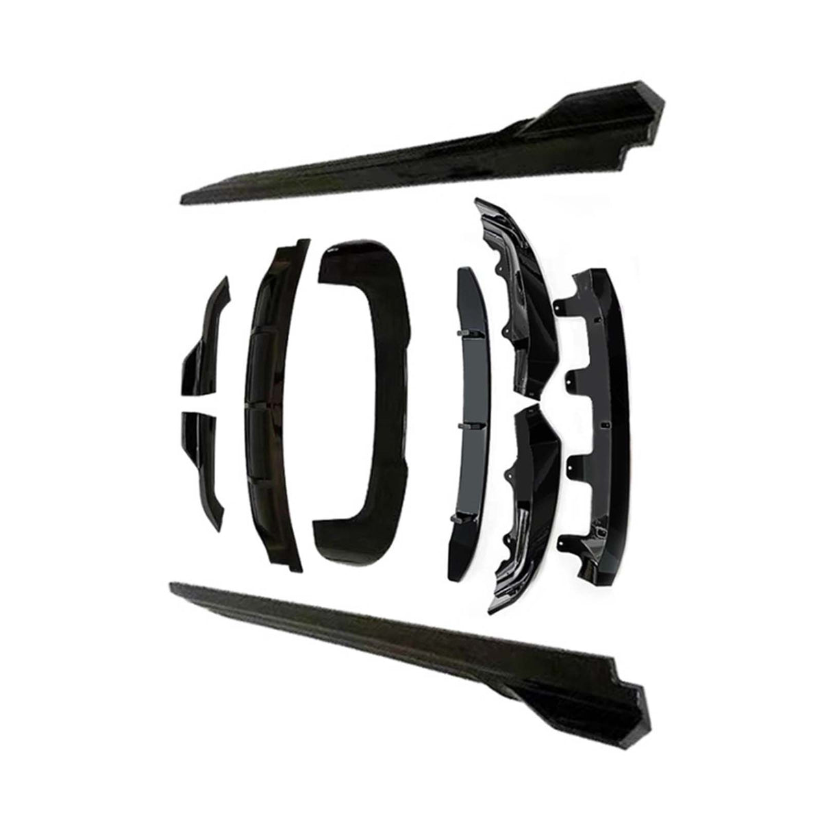 2013-2019 BMW X5 F15 With M Sport Bumper Only Body Kit Front Rear Diffuser Side Skirt Spoiler Generic