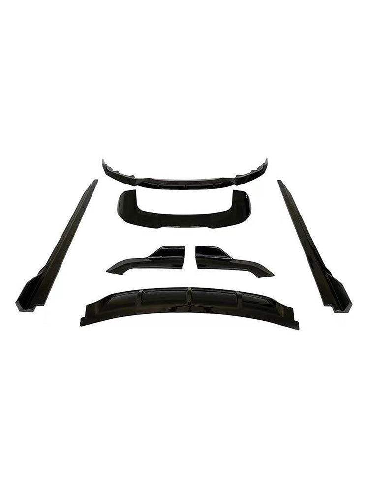 2013-2019 BMW X5 F15 With M Sport Bumper Only Gloss Black Body Kit Front Rear Diffuser Body Kit Generic