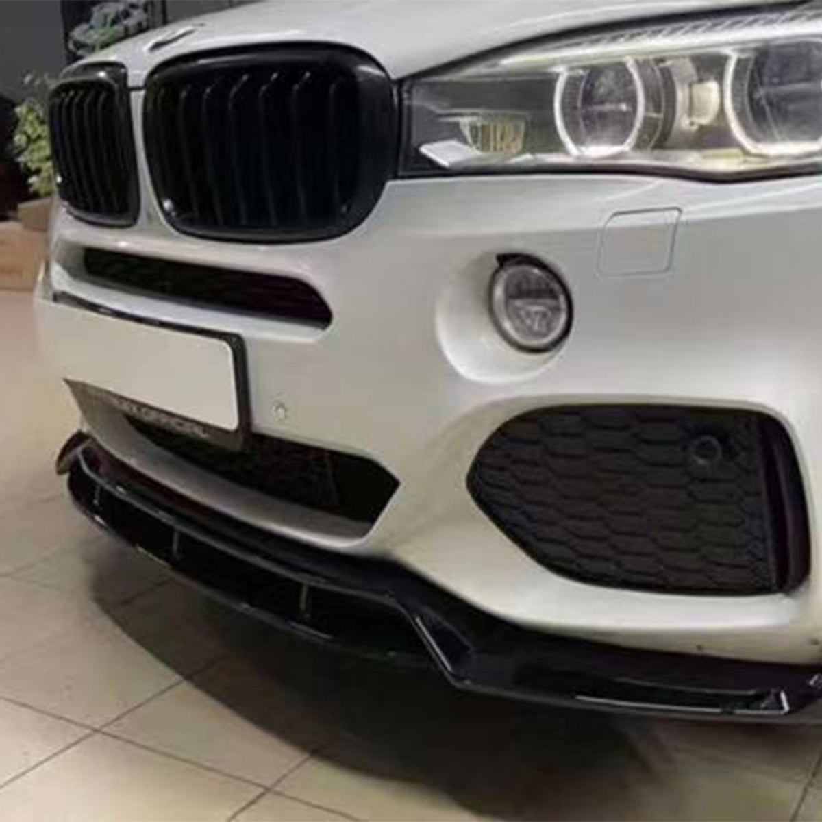 2013-2019 BMW X5 F15 With M Sport Bumper Only Gloss Black Body Kit Front Rear Diffuser Body Kit Generic
