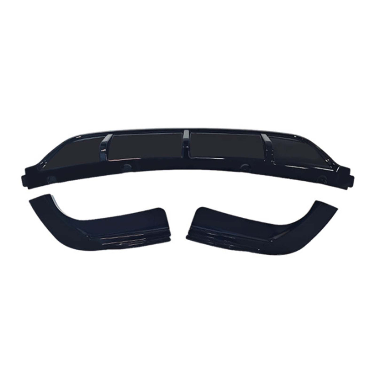 2013-2019 BMW X6 F16 With M Sport Bumper Only Body Kit Front Splitter Lip Rear Diffuser Bodykit Generic