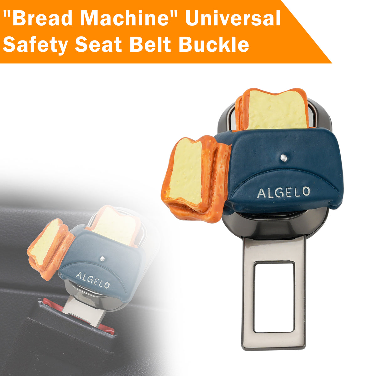 Bread Machine Universal Safety Seat Belt Buckle Alarm Stopper Extension Buckle