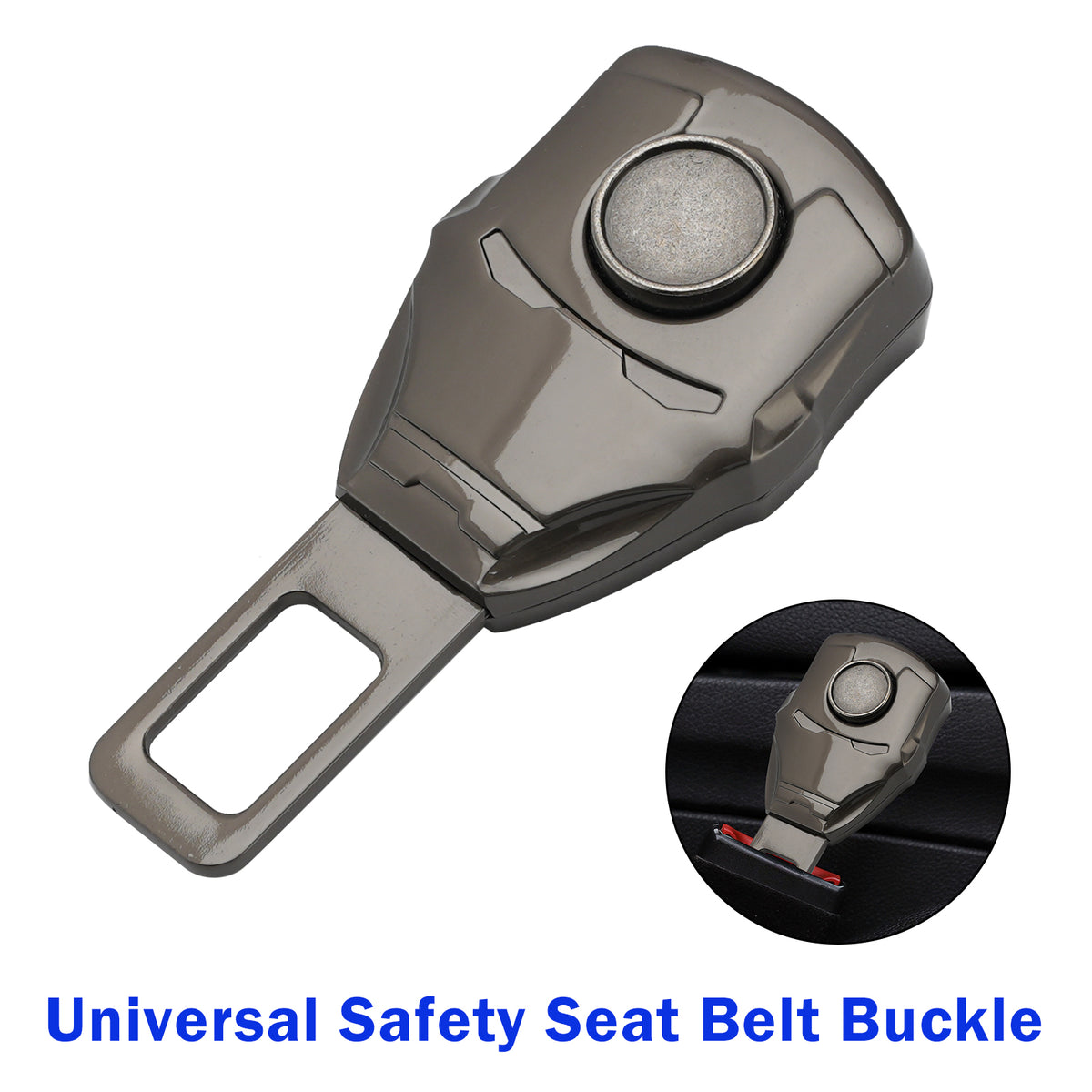 Universal Safety Seat Belt Buckle Alarm Stopper Extension Buckle
