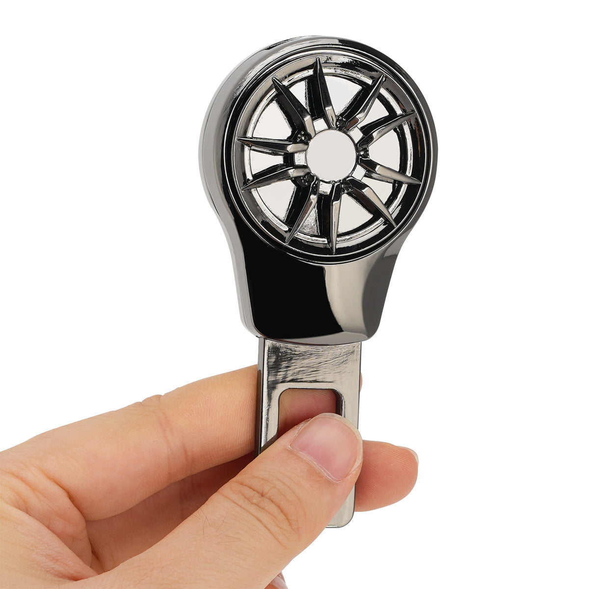1X Universal Safety Seat Belt Buckle Alarm Stopper Clip With Hook Buckle
