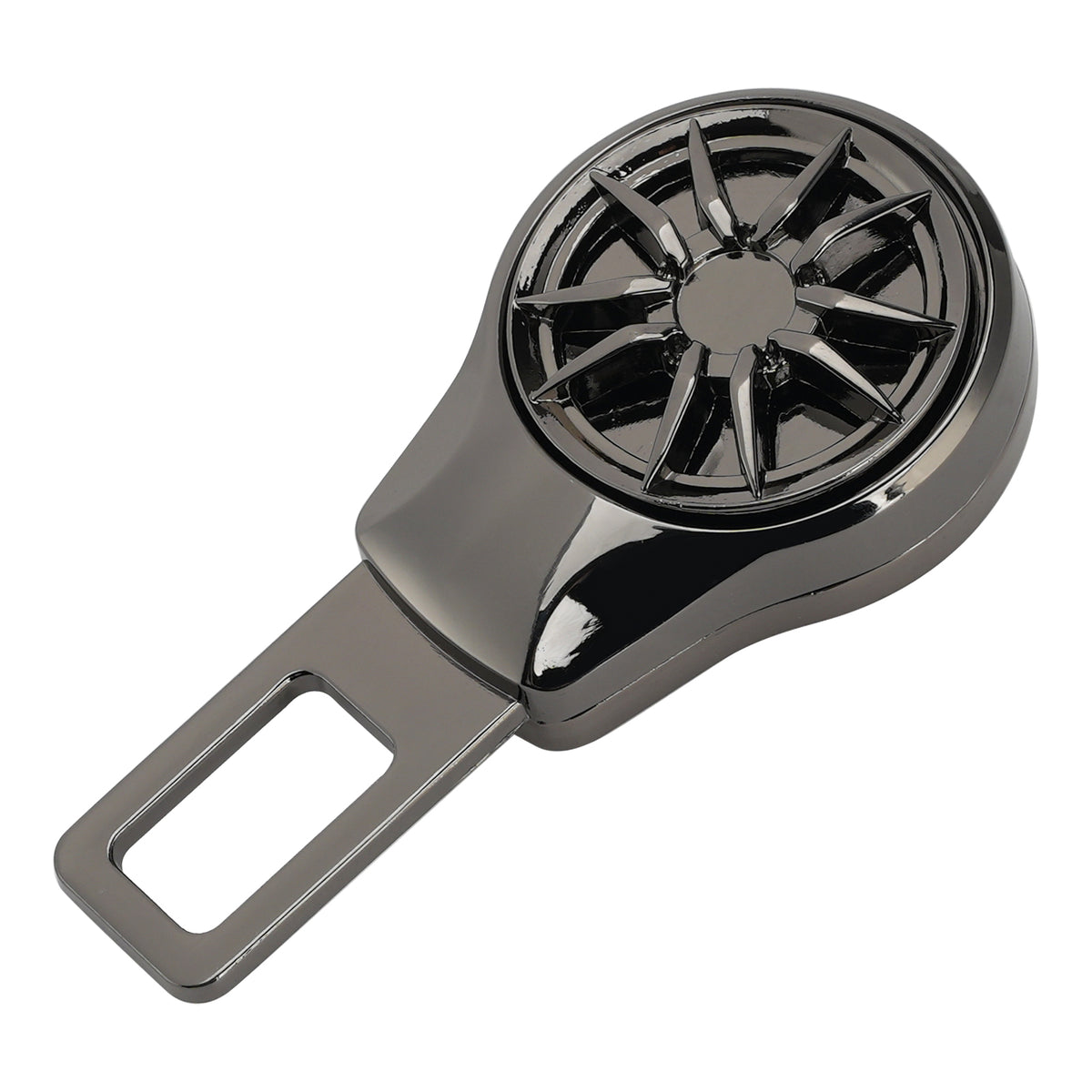 1X Universal Safety Seat Belt Buckle Alarm Stopper Clip With Hook Buckle
