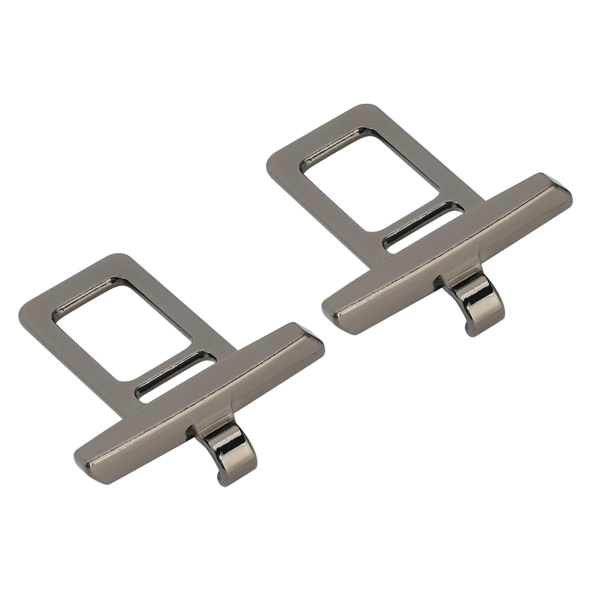 2X Universal Safety Seat Belt Buckle Alarm Stopper Clip With Hook Buckle