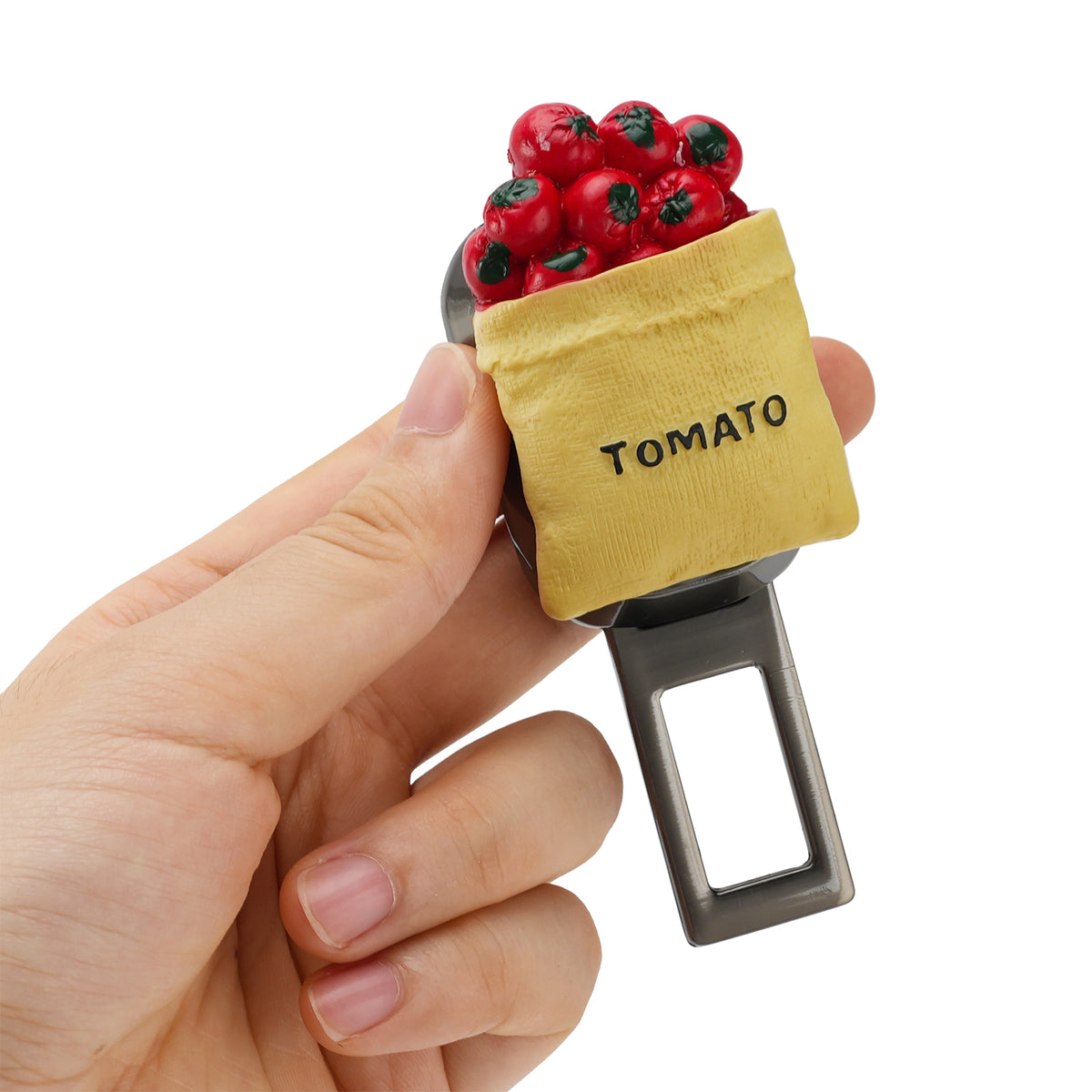 2X Tomato Bag Universal Safety Seat Belt Buckle Alarm Stopper Extension Buckle