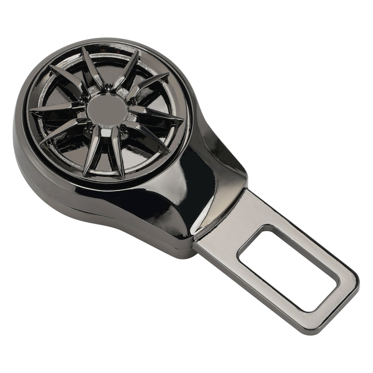 1X Universal Safety Seat Belt Buckle Alarm Stopper Clip With Hook Buckle