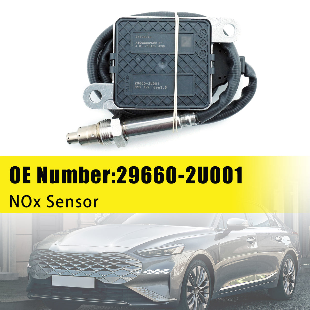 Nitrogen Oxide NOx Sensor 29660-2U001 For Hyundai Kia