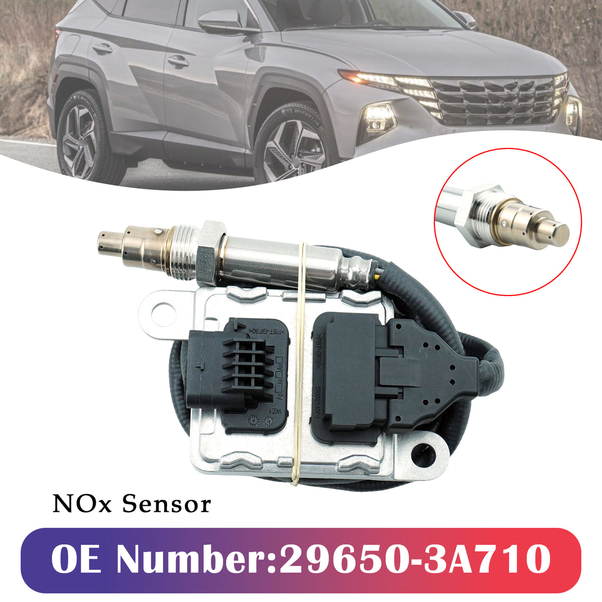 Nitrogen Oxide NOx Sensor 29650-3A710 For Hyundai Kia