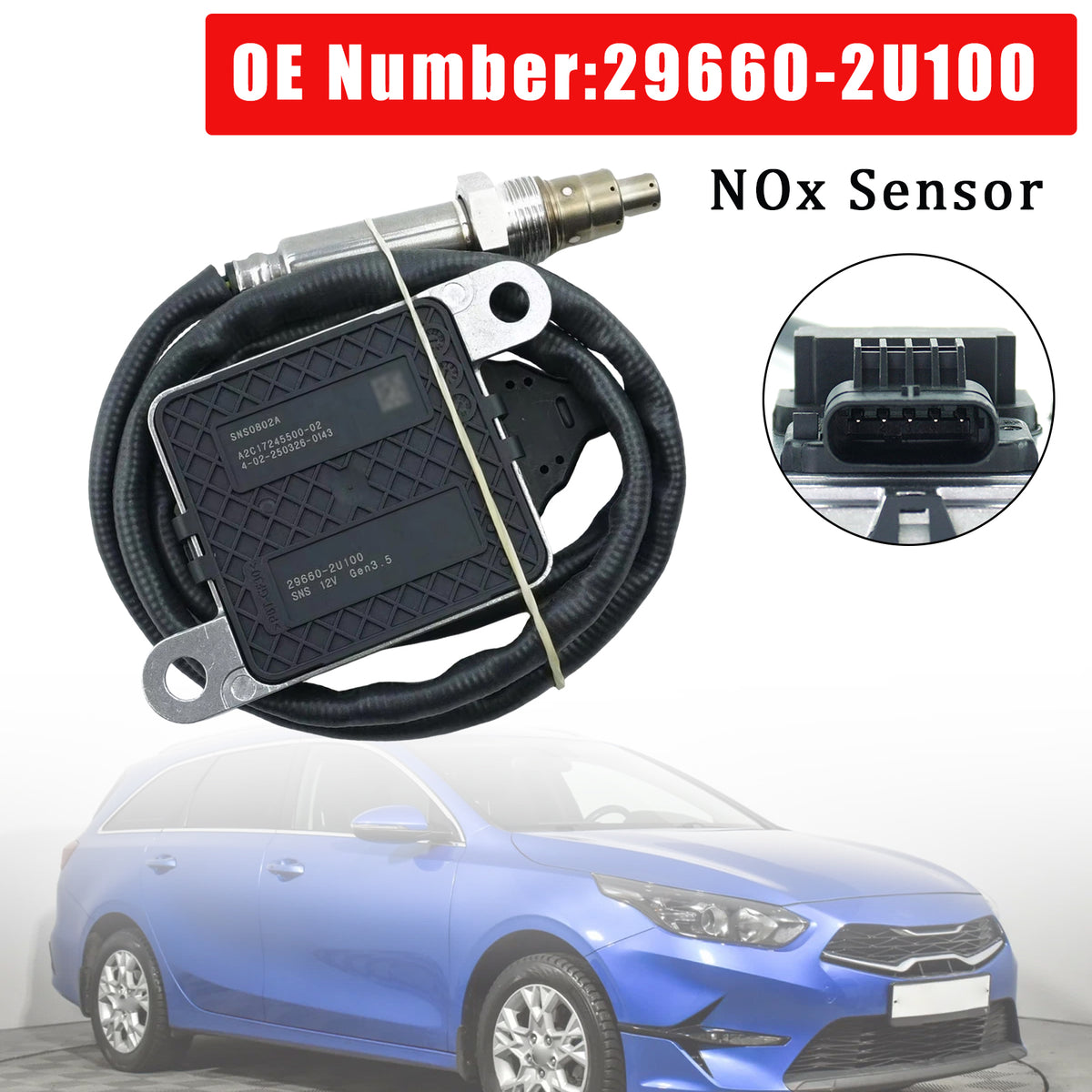 Hyundai Kia CEED III 1.6 Truck 29660-2U100 NOx Sensor Generic
