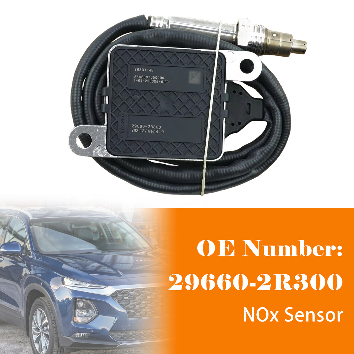 2020 Hyundai SantaFe IV TM Facelift 29660-2R300 NOx Sensor Generic