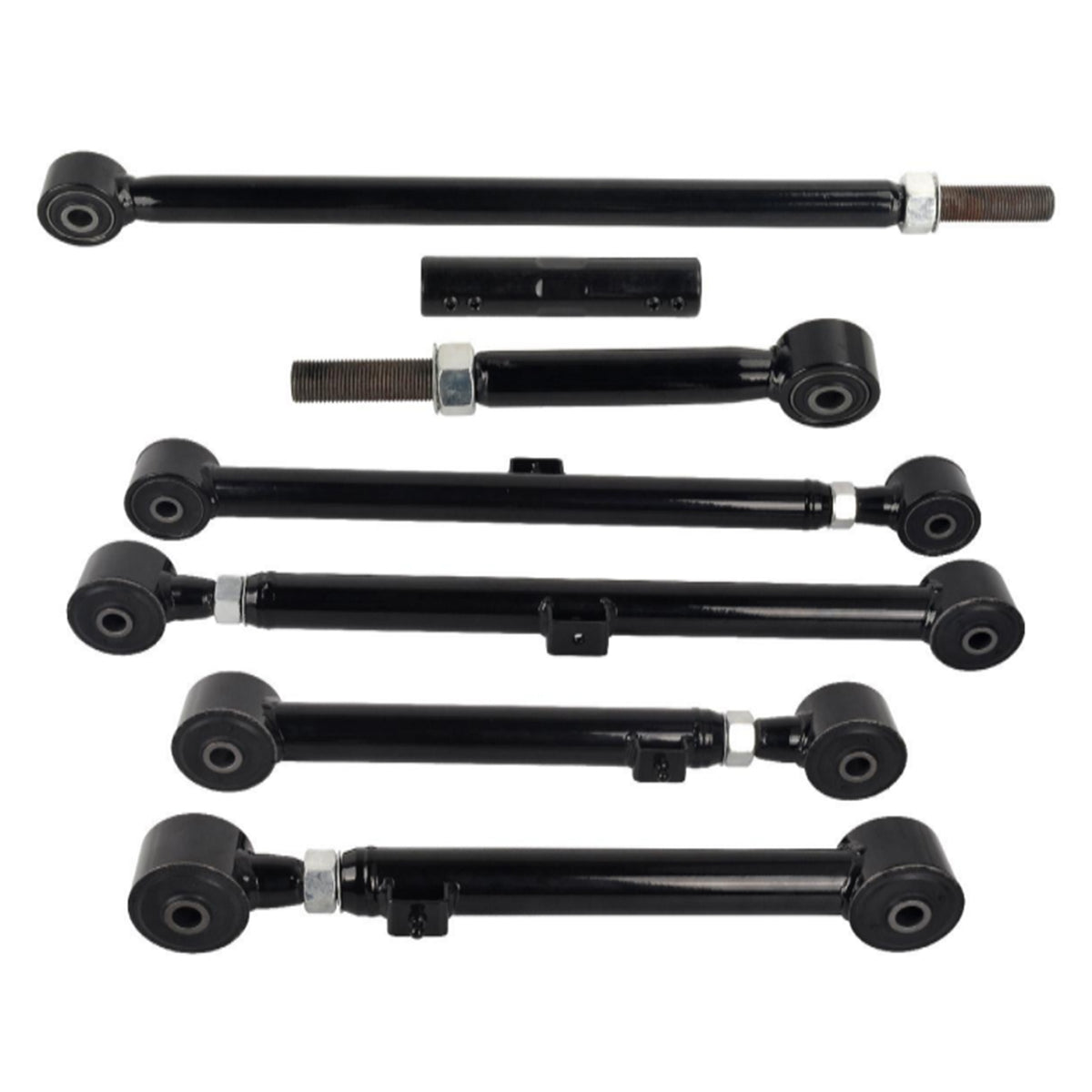 2009-2010 Dodge RAM 1500 5Pcs Adjustable Rear Lower & Upper Control Arm & Track Bar Generic
