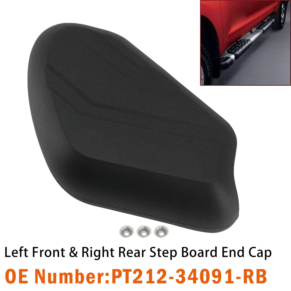 2007-2021 Tundra Left Front & Right Rear Step Board End Cap PT212-34091-RB Generic