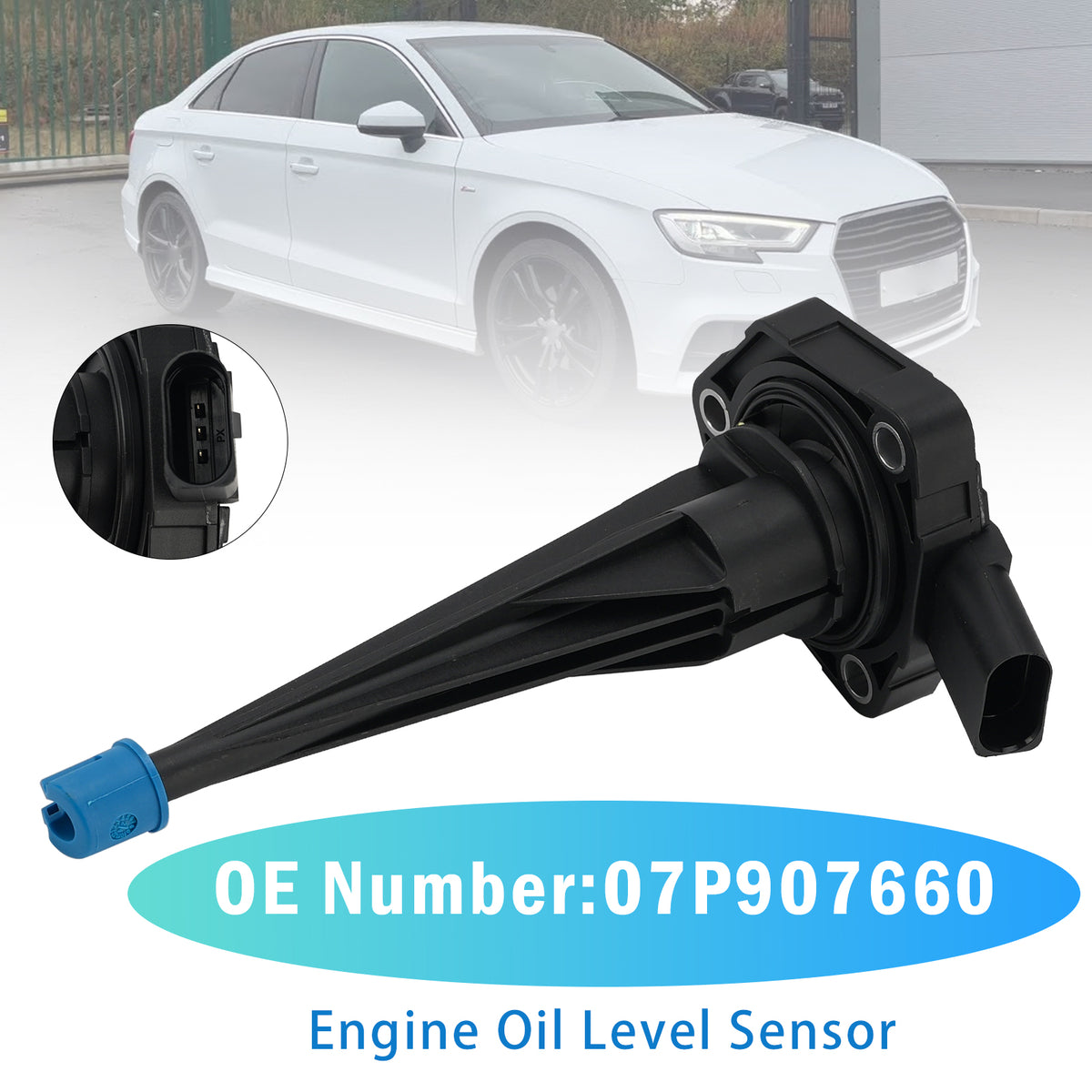 2015-2019 Volkswagen Golf L4 1.4L Engine Oil Level Sensor 07P907660 Generic