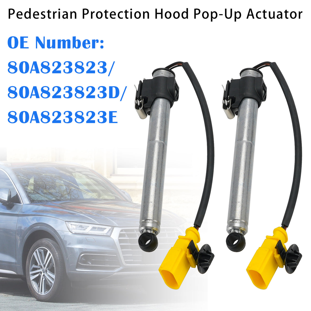 2017-2023 Audi Q5 FY Left & Right Pedestrian Protection Actuator 80A823823 80A823823D Generic