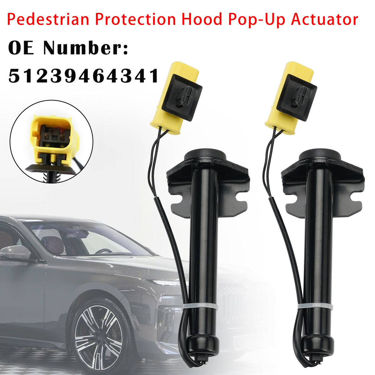 2024-2026 BMW 5 Series G60 / G61 / G68 Pedestrian Protection Actuator 51239464341 Generic