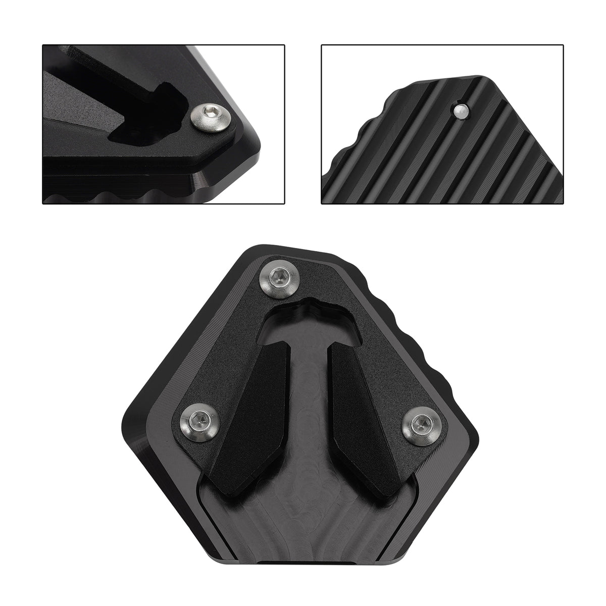 2024-2025 BMW F900GS Excluding ADVENTURE Version Kickstand Enlarge Plate Pad Black Generic