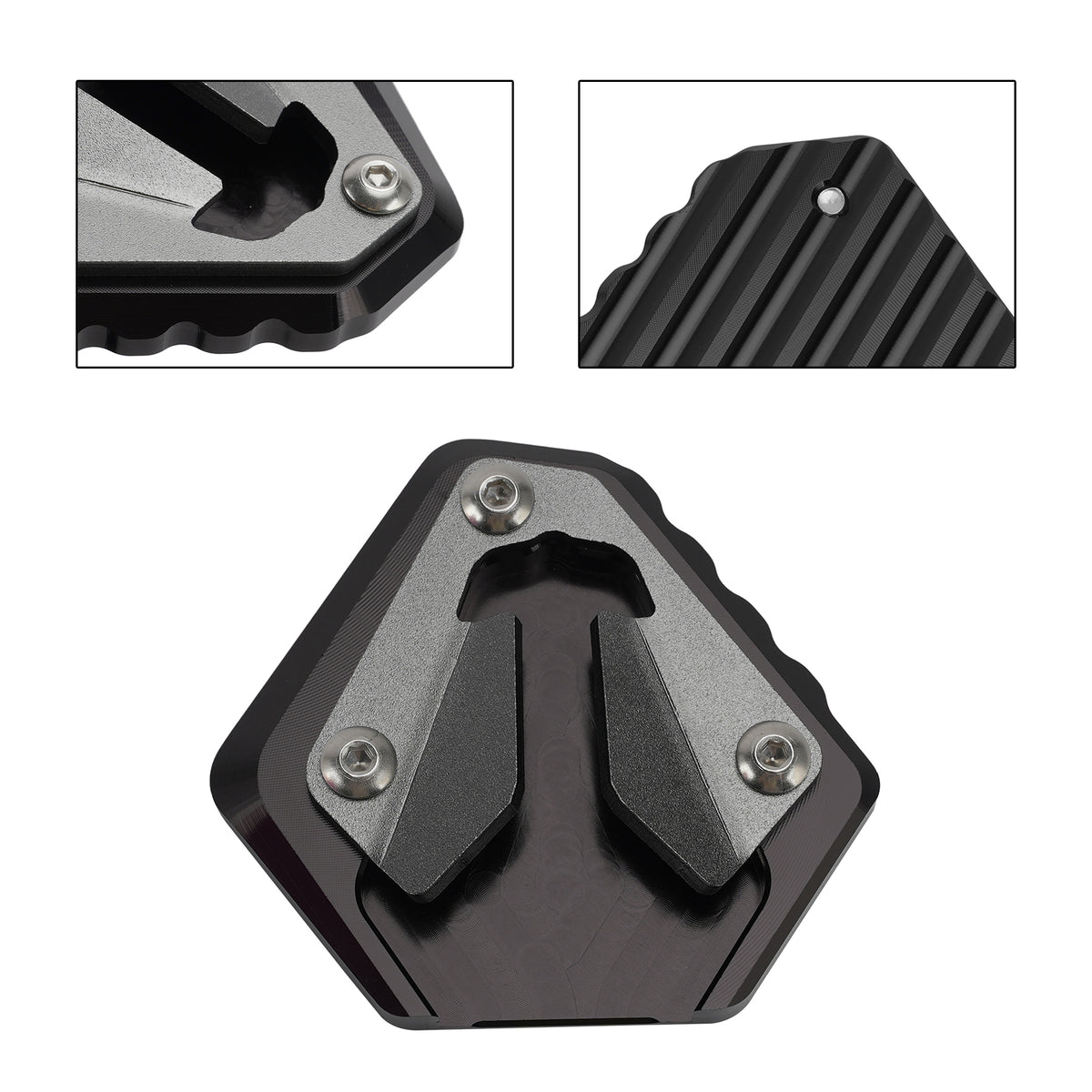 2024-2025 BMW F900GS Excluding ADVENTURE Version Kickstand Enlarge Plate Pad Gray Generic