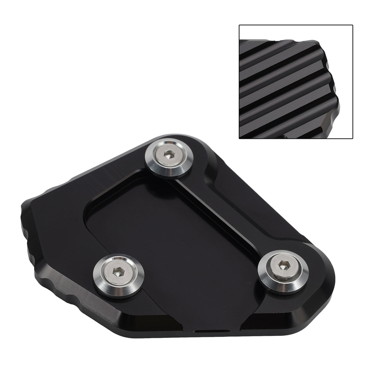 2024-2025 BMW F850GS ADV/ADVENTURE Lowered suspension Kickstand Enlarge Plate Pad Black Generic